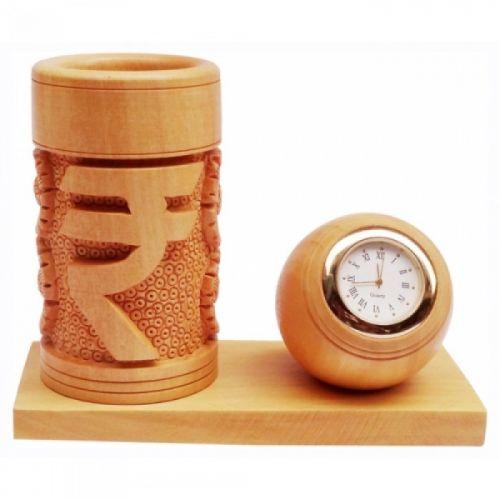 Wooden Pen Stand